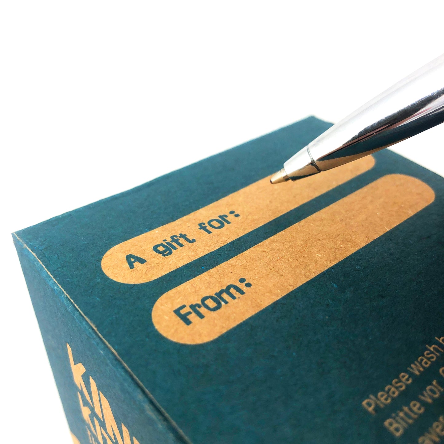 KiNDKiT Geschenkverpackung Kinderbecher Waldtiere personalisierbar
