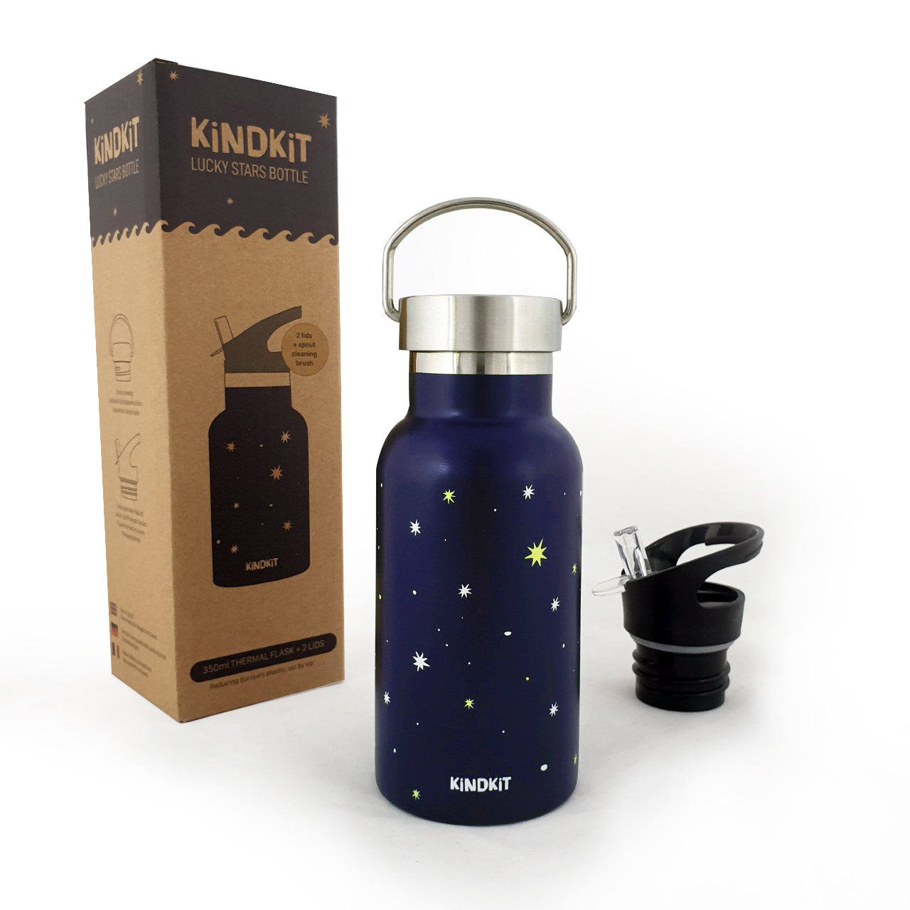 'Navy Star' Thermos Bottle (350 ml)