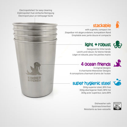 ‘Freundliche Meerestiere’ (280ml/x4)