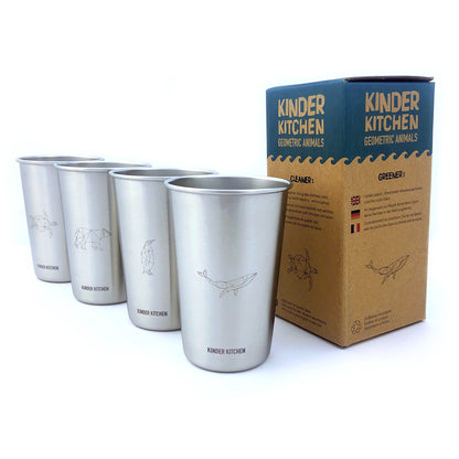 'Geometrische Meerestiere’ (450ml/x4)