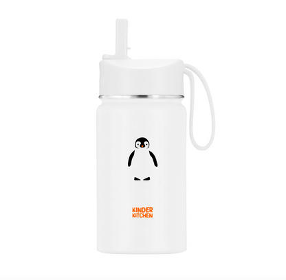 Penguin Edelstahl-Trinkflasche – Kinderfreundlich, isoliert & schadstofffrei (400ml)