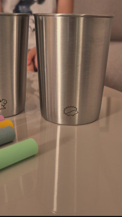 'Friendly Ocean Animals' (280ml/4 Per Pack) 